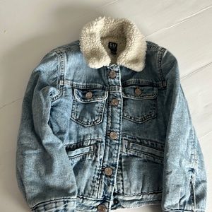 Sherpa denim jacket